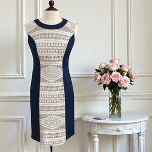 Anne Klein Sleeveless Crochet Lace Sheath Dress